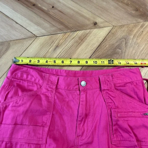 Vintage Vibrant Pink Bugle Boy Casual Capri Pants - Picture 9 of 13